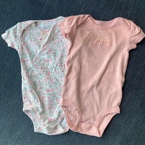 Child of mine bodysuits 3-6m
